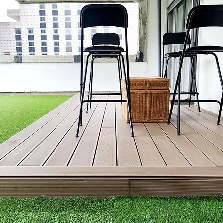Studio & Expansive Terrace: Urban Oasis In Paris! Courbevoie Exterior foto